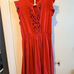 Matilda Jane Red Ruffled Women’s Dress